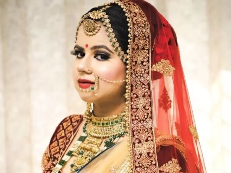 Engagement Makeup best beauty parlour in kurukshetra